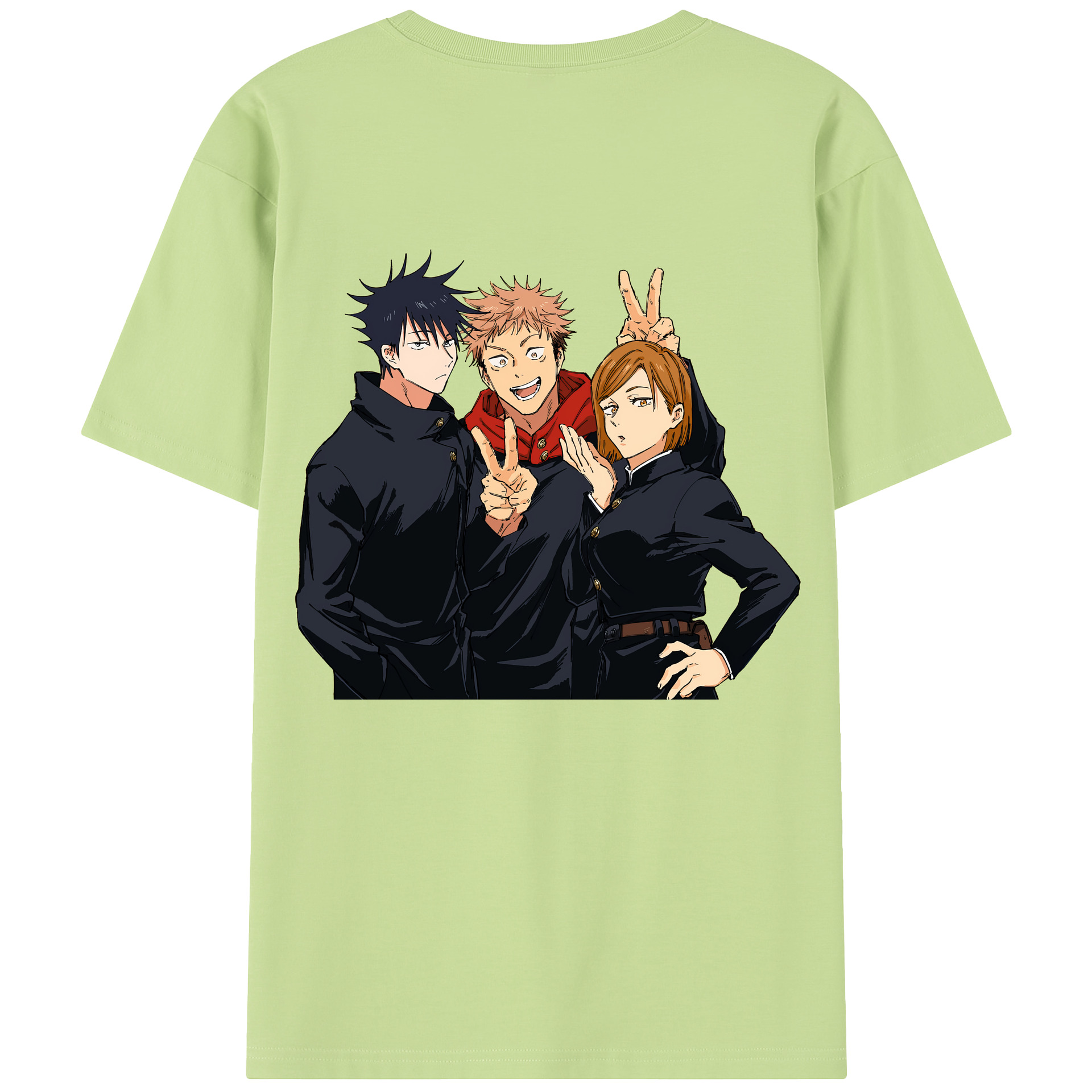 （画像用） 呪術廻戦 Jujutsu Kaisen 綿100％半袖Tシャツ（背面プリント）